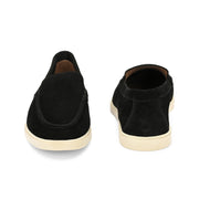 West Port Men Trendy Leather Loafers (Thrive-10-Black)