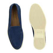 West Port Men Trendy Leather Loafers (Thrive-10-Blue)