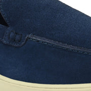 West Port Men Trendy Leather Loafers (Thrive-10-Blue)