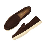 West Port Men Trendy Leather Loafers (Thrive-10-Brown)