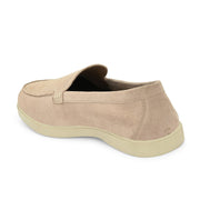 West Port Men Trendy Leather Loafers (Thrive-10-Sand)