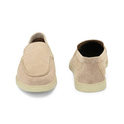 West Port Men Trendy Leather Loafers (Thrive-10-Sand)