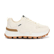 Women Chunky Lace-Up Sneakers (W-ATF-27-WHITE)