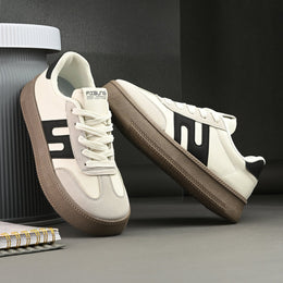 Women Chunky Lace-Up Sneakers (W-ATF-28-BLACK)