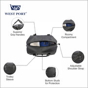 West Port Trendy & Classy Weekender Duffle Bag – Premium Travel Companion