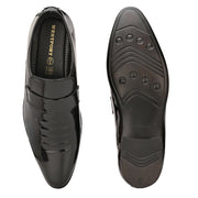 West Port Men Synthetic Patent Slip-On Party Wear Shoes ( M-BT-03-Black)