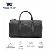 West Port Active Gear Bag – Compact & Modern Gym Style (ACTIVE GEAR BAG-BLACK-20L)
