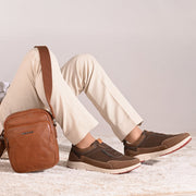 West Port Men Casual Slip-On Shoes (Alliance-65-Brown)