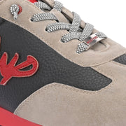 West Port Lifestyle Sneakers for Youth & Juniors – Designed for Young Trendsetters (Kawasaki-62-Red-Grey)