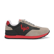 West Port Lifestyle Sneakers for Youth & Juniors – Designed for Young Trendsetters (Kawasaki-62-Red-Grey)