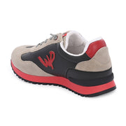 West Port Lifestyle Sneakers for Youth & Juniors – Designed for Young Trendsetters (Kawasaki-62-Red-Grey)