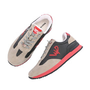 West Port Lifestyle Sneakers for Youth & Juniors – Designed for Young Trendsetters (Kawasaki-62-Red-Grey)
