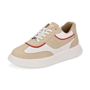 West Port Men White & Beige Sneakers (M-AI-55-WHITE-BEIGE)