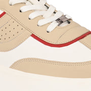 West Port Men White & Beige Sneakers (M-AI-55-WHITE-BEIGE)