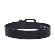 West Port Men’s Blue Textured Genuine Leather Belt (M-BT-LE-03-BLUE)