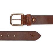 West Port Men’s Genuine Leather Belt (M-BT-LE-04-DARK-TAN)