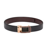 West Port Men’s Reversible Genuine Leather Auto-Lock Belt (M-BT-MM-139-BLACK-BROWN)