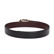 West Port Men’s Reversible Genuine Leather Auto-Lock Belt (M-BT-MM-139-BLACK-BROWN)