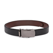 West Port Men’s Reversible Genuine Leather Auto-Lock Belt (M-BT-MM-143-BLACK-BROWN)