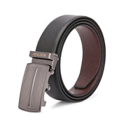 West Port Men’s Reversible Genuine Leather Auto-Lock Belt (M-BT-MM-144-BLACK-BROWN)