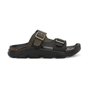 West Port Men Faux Leather Casual Sandals (M-MT-16-BLACK-OLIVE)