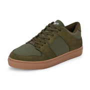 West Port Men Olive Street Sneakers – GenZ Chill Vibes (M-SF-50-OLIVE)