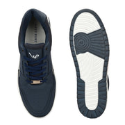 West Port Navy Blue Edge Sneakers – Gen Z Street Vibes (M-SF-55-NAVY)
