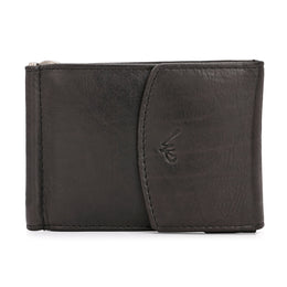 West Port Men's Genuine Leather Wallet (M-WT-ISC-23-BLACK)