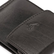 West Port Men's Genuine Leather Wallet (M-WT-ISC-23-BLACK)