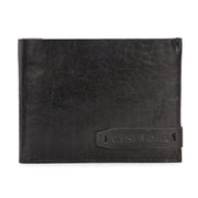 West Port Men's Genuine Leather Wallet (M-WT-ISC-24-BLACK)