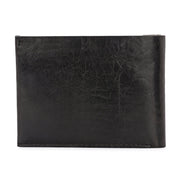 West Port Men's Genuine Leather Wallet (M-WT-ISC-24-BLACK)