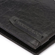West Port Men's Genuine Leather Wallet (M-WT-ISC-24-BLACK)