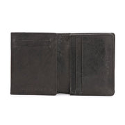 West Port Men's Genuine Leather Wallet – Classic Design with Ample Storage (M-WT-ISC-25-BLACK)
