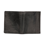 West Port Men's Genuine Leather Wallet – Classic Design with Ample Storage (M-WT-ISC-25-BLACK)