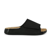 West Port Genuine Leather Adjustable Strap Slides (M-WW-06-BLACK)