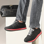 West Port Trendy Casual Sneakers (MAGIC-54-BLACK)