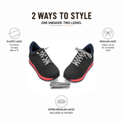 West Port Trendy Casual Sneakers (MAGIC-54-BLACK)