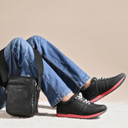 West Port Trendy Casual Sneakers (MAGIC-54-BLACK)