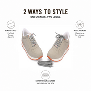 West Port Trendy Casual Sneakers (MAGIC-54-ICEGREY)