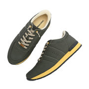 West Port Trendy Casual Sneakers (MAGIC-54-OLIVE)