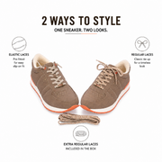 West Port Trendy Casual Sneakers (MAGIC-54-BEIGE)