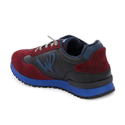 West Port Trendy Casual Sneakers (MAGIC-64-BLUE-BORDO)
