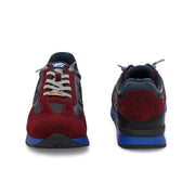 West Port Trendy Casual Sneakers (MAGIC-64-BLUE-BORDO)