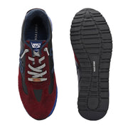 West Port Trendy Casual Sneakers (MAGIC-64-BLUE-BORDO)