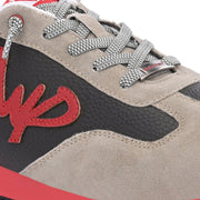 West Port Trendy Casual Sneakers (MAGIC-64-RED-GREY)