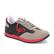 West Port Trendy Casual Sneakers (MAGIC-64-RED-GREY)