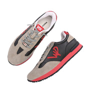 West Port Trendy Casual Sneakers (MAGIC-64-RED-GREY)
