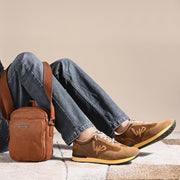 West Port Trendy Casual Sneakers (MAGIC-64-YELLOW-TAN)