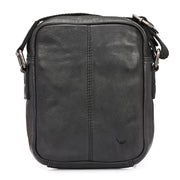 West Port Premium Leather Messenger Crossbody Sling Bag (MBG-AO-02-BLACK)