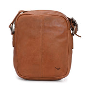 West Port Premium Leather Messenger Crossbody Sling Bag (MBG-AO-02-COGNAC)